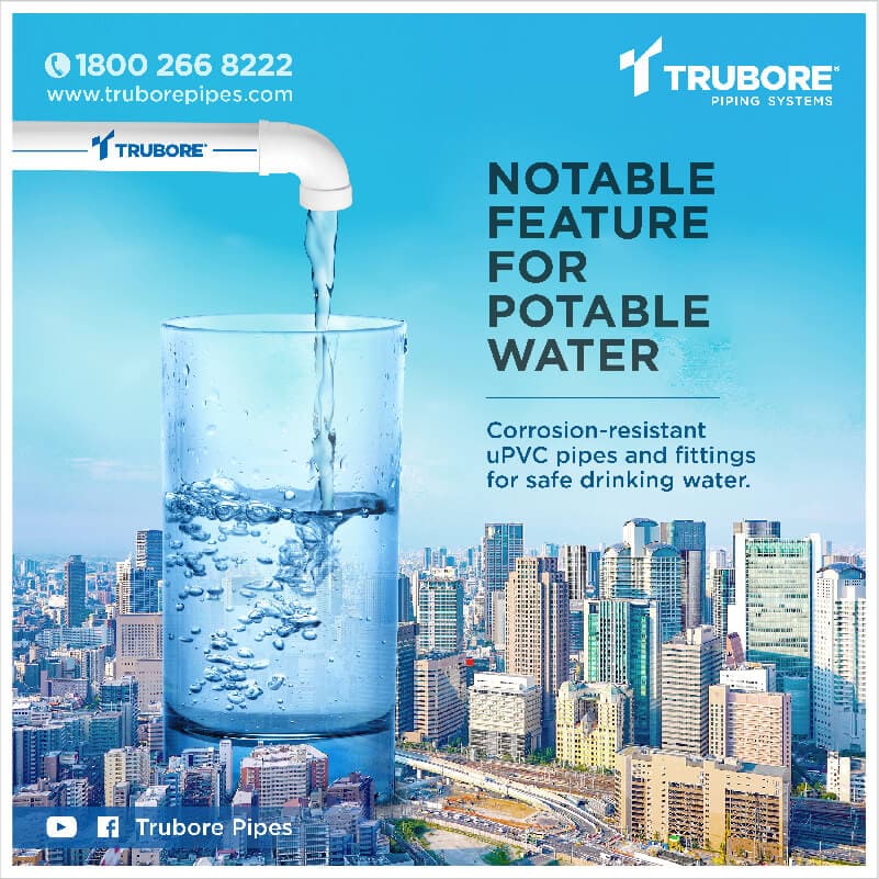 Social media post for portable water - Trubore Pipes